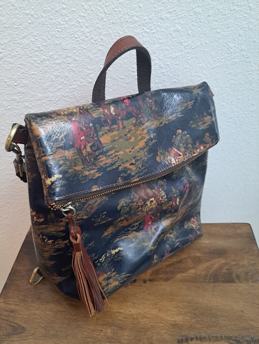 Patricia Nash Kent Countryside Printed Bag with Tassel